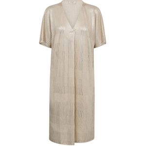 FREEQUENT - FQMATTER - Jurk - Ecru - Met Lurex Details