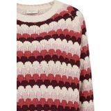 Freequent - Veelkleurige Trui - Ronde Hals - Dames - 100% Polyester
