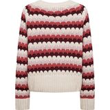 Freequent - Veelkleurige Trui - Ronde Hals - Dames - 100% Polyester