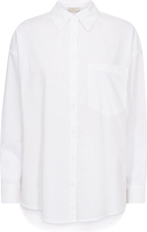 Freequent - FQJolle - Blouse - Wit - 100% Katoen