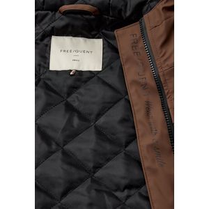Free Quent - Fqrain-jacket - Gewatteerde Regenjas - Mustang