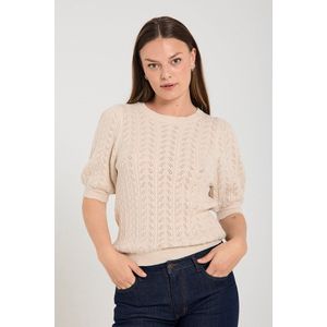 FREEQUENT gebreide trui zand