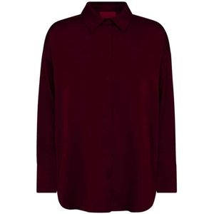 Freequent - FQNIRA-SHIRT - Blouse - Port Royale - Lange Mouwen - Knoopsluiting