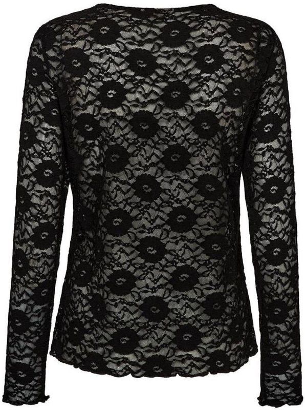 Freequent - Tuniek 206788 - Dames - Kant - Lange Mouwen - Ronde Halslijn