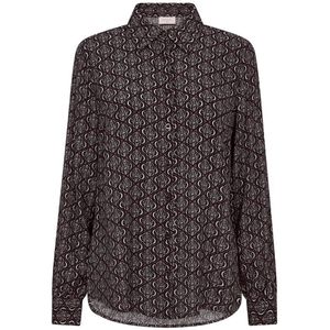 Freequent - FQLOVY - Blouse - Black/Moonbeam - 100% Viscose