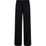 Freequent - Wijde Jeans - Zwart - Casual Pasvorm - Hoge Taille