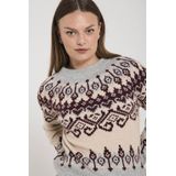 FREEQUENT - FQMERLA-PULLOVER - Gebreide Trui - Ecru