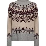 FREEQUENT - FQMERLA-PULLOVER - Gebreide Trui - Ecru