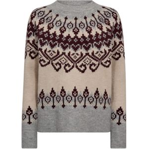 FREEQUENT - FQMERLA-PULLOVER - Gebreide Trui - Ecru