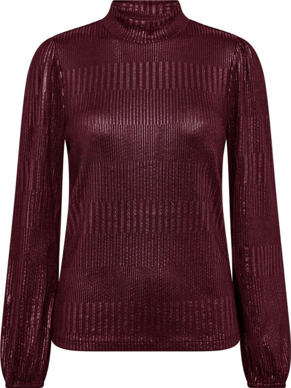 Freequent - FQMatter-Tee - Longsleeve Top - Pofmouw - Glanslaag