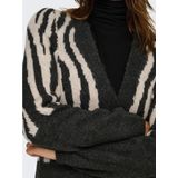 Only Onljade Zebra Ls Cardigan Cc Knt Dames Vest