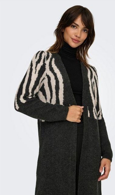 Only Onljade Zebra Ls Cardigan Cc Knt Dames Vest