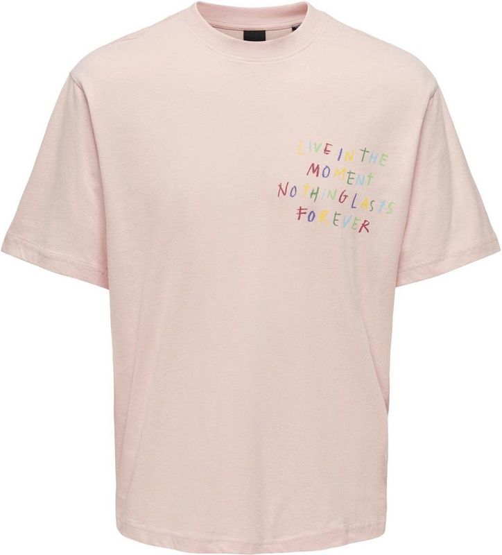 Onsmani - T-shirts - O-hals - Korte Mouwen - Relaxed Fit