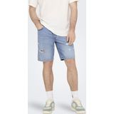 ONLY & SONS - Jeansshort - Lichtblauw - Heren
