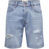 ONLY & SONS - Jeansshort - Lichtblauw - Heren
