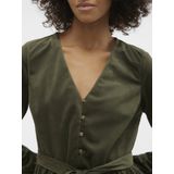 Vero Moda - Linda Lang Mouw Jurk - Zwart - 100% Polyester