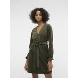 Vero Moda - Linda Lang Mouw Jurk - Zwart - 100% Polyester