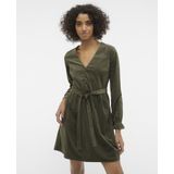 Vero Moda - Linda Lang Mouw Jurk - Zwart - 100% Polyester