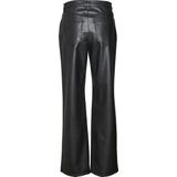 Vero Moda - Vmtessa Hr Wide Pl Pants - Zwarte Broek - Dames