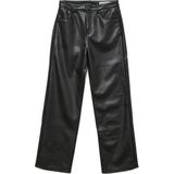 Vero Moda - Vmtessa Hr Wide Pl Pants - Zwarte Broek - Dames