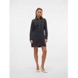 Vero Moda - Jennie - Korte Jurk - Denim - Lange Mouwen