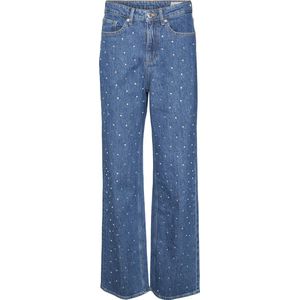 Vero Moda - Vmtessa Hr Wide Jeans Rhines Ra360 - Dames - Jeans