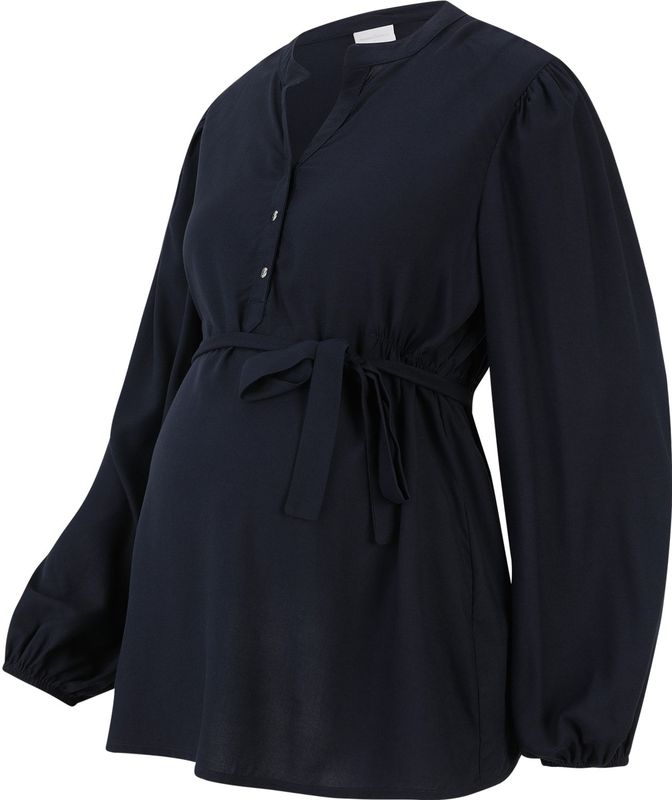 Blouse - Effen - MLMercy Lia - Wijde Blouse - Lange Mouw