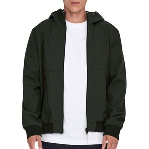 Winterjas - Donkergroen - 100% Polyester - Regular Fit