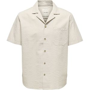Onseye - Overhemd - Korte Mouwen - Resort Kraag - Relaxed Fit
