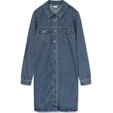 Jeansjurk - Kort - Stonewash - 90% Katoen, 10% Viscose