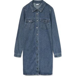 Jeansjurk - Kort - Stonewash - 90% Katoen, 10% Viscose