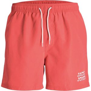 Jack & Jones - JPSTKAIKO - Zwemshort - Hot Coral - 50% Gerecycled Polyester