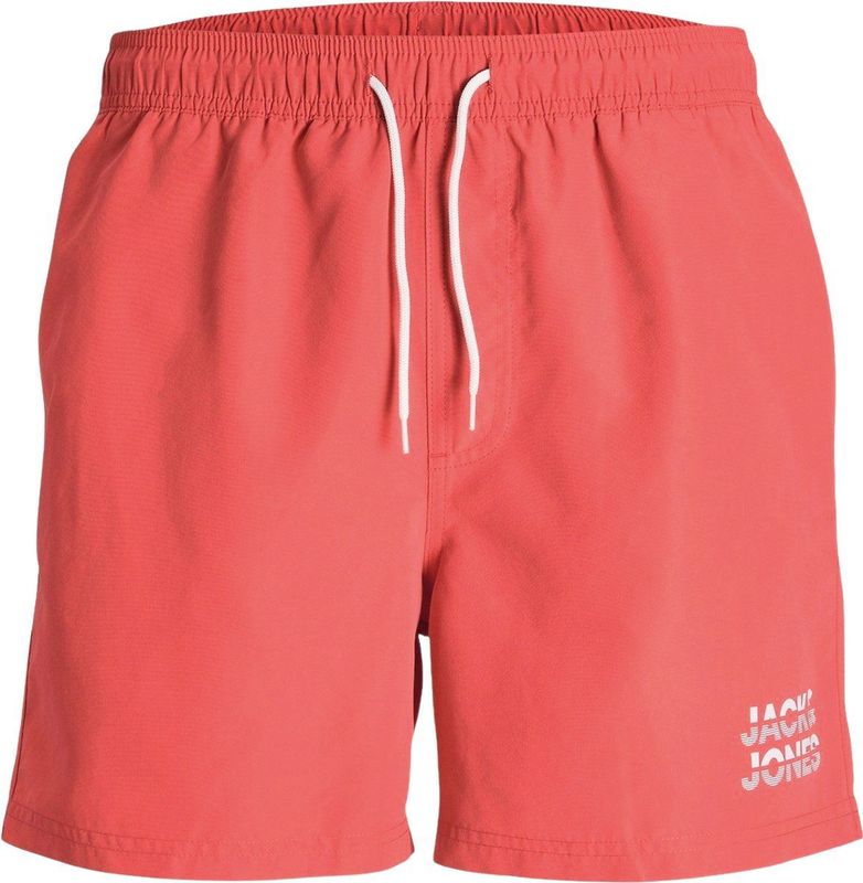 Jack & Jones - JPSTKAIKO - Zwemshort - Hot Coral - 50% Gerecycled Polyester