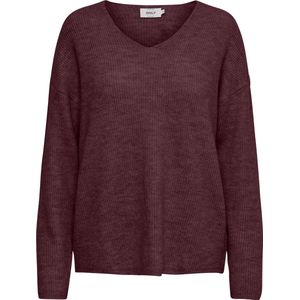 Only - ONLCAMILLA - Pullover - Port Royale - Katoen - V-hals