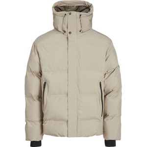 Gewatteerd Jack - Blauw - 100% Polyester - Winddicht met Capuchon