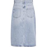 Object - Ellen Denim Rok - Blauw - Katoen - Hoge Taille