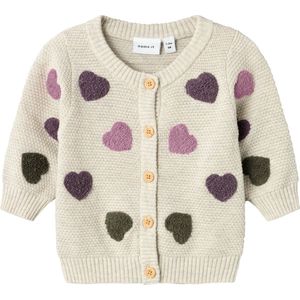 Name it - Nbfneheart Ls Knit Card - Baby - Cardigans