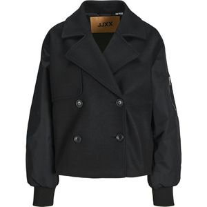 JACK & JONES Jxharper Mix Biker Jacket Otw Damesjas, zwart., S