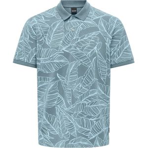ONLY&SONS Poloshirt voor heren, korte mouwen, polokraag, katoen, casual shirt, turquoise, M