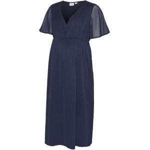 Feestjurk - V-Hals - Korte Mouwen - Midi-lengte - Viscose Voering