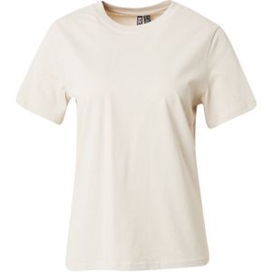 Pieces - Pcria Ss Solid Tee Jrs Noos - T-shirt - Silver Gray - Dames