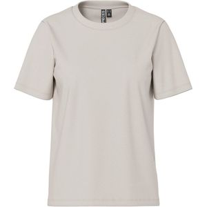 PIECES T-shirt Pcria Ss Solid Tee Noos - Zilvergrijs