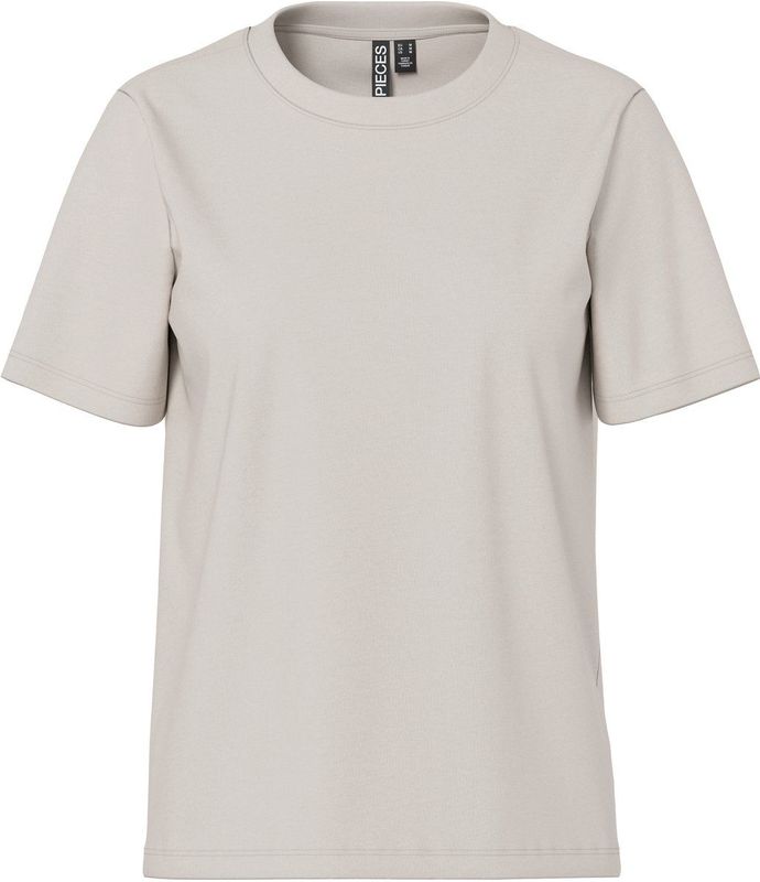 PIECES T-shirt Pcria Ss Solid Tee Noos - Zilvergrijs