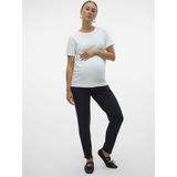 Zwangere - Tapered Broek - Effen - Jersey - High Waist - 7/8 Lengte