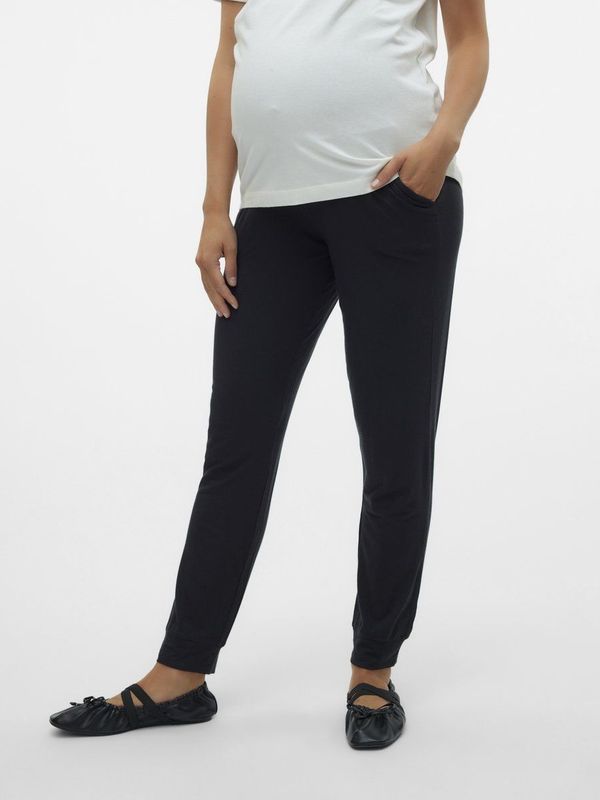 Zwangere - Tapered Broek - Effen - Jersey - High Waist - 7/8 Lengte