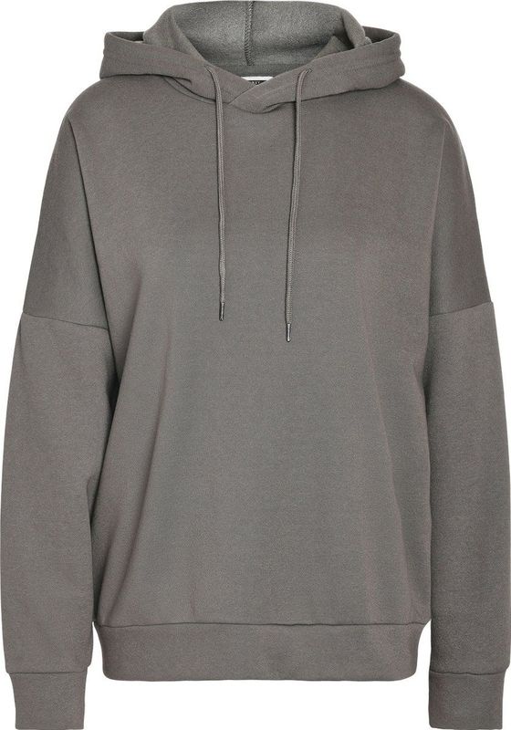 NMALDEN - Capuchontrui - Charcoal Gray - Dames - Lange Mouwen