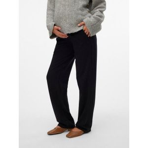 Broek - Zwart - Biologisch Katoen - Hoge Taille - Regular Fit