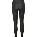 Vero Moda Broek Vmflash Mr Skinny Coated Pants Noos 10314591 Black Dames