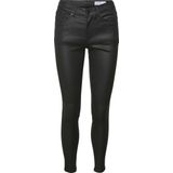 Vero Moda Broek Vmflash Mr Skinny Coated Pants Noos 10314591 Black Dames