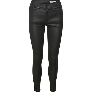 Vero Moda Broek Vmflash Mr Skinny Coated Pants Noos 10314591 Black Dames